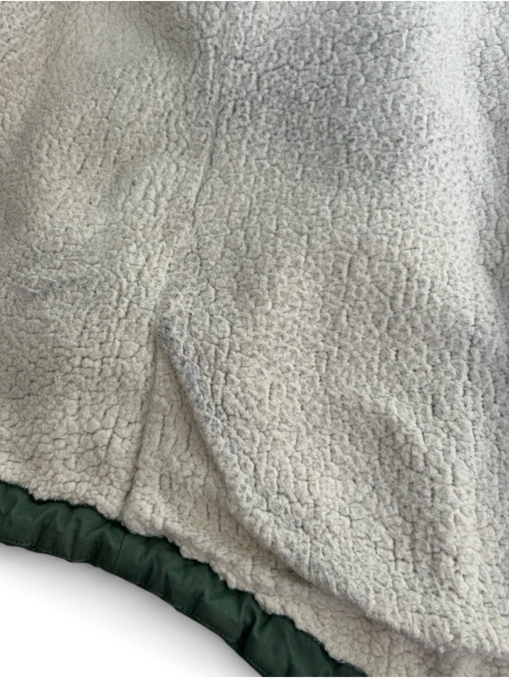 Gap Women’s Olive Green Parka w/ Faux Fur Hood. Body & Hood Sherpa Lined. Sz. S - Picture 8 of 8